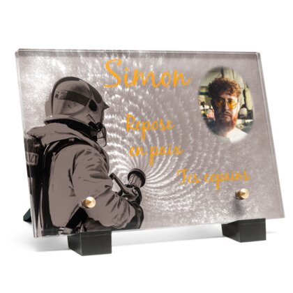 Plaque funéraire combatant-du-feu 24 Plaquedeces.fr
