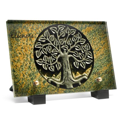 Plaque funéraire arbre-de-la-vie 27 Plaquedeces.fr
