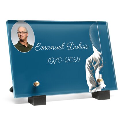 Plaque funéraire escrimeur 8 Plaquedeces.fr

