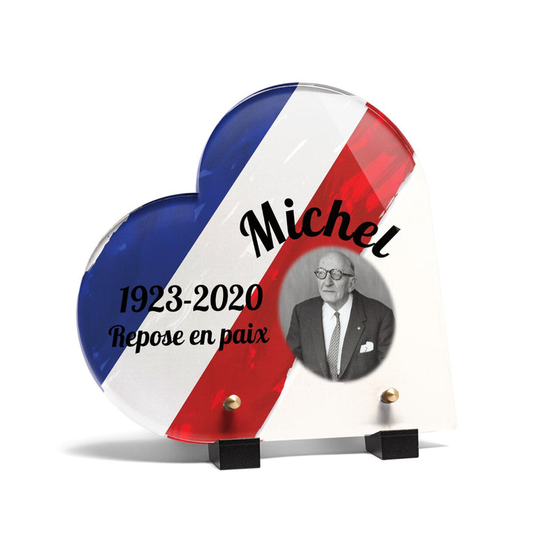 Plaque funéraire ancien-combatant-forme-coeur 10 Plaquedeces.fr
