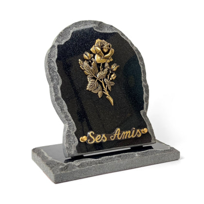 Plaque funéraire classique-pieds 6 Plaquedeces.fr
