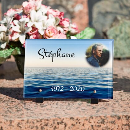 Plaque funéraire horizon-ocean 19 Plaquedeces.fr
