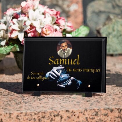 Plaque funéraire melange-des-cartes 2 Plaquedeces.fr
