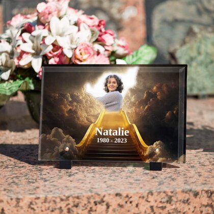 Plaque funéraire regarde-du-ciel 29 Plaquedeces.fr
