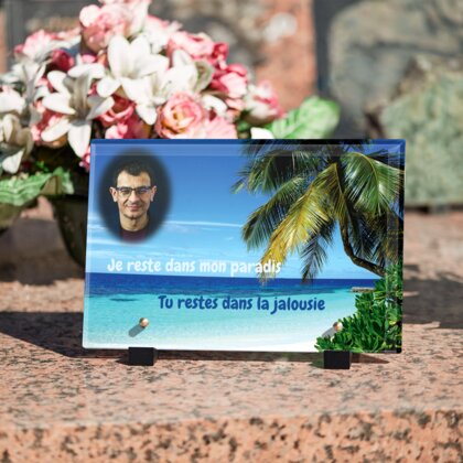 Plaque funéraire paradis-jalousie 7 Plaquedeces.fr
