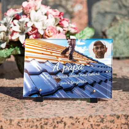 Plaque funéraire couvreur-sur-toitures 3 Plaquedeces.fr
