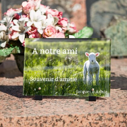 Plaque funéraire agneau 4 Plaquedeces.fr
