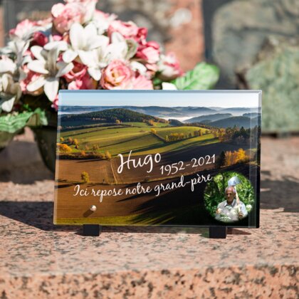 Plaque funéraire champs-vus-du-ciel 24 Plaquedeces.fr
