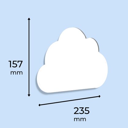 Plaque en forme de nuage