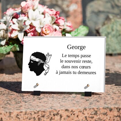 Plaque funéraire viva-corsica 14 Plaquedeces.fr
