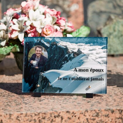 Plaque funéraire alpinisme-hivernal 30 Plaquedeces.fr

