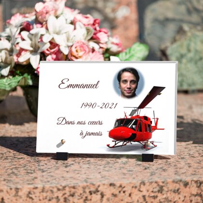 Plaque funéraire plaque-funeraire-helicoptere 29 Plaquedeces.fr
