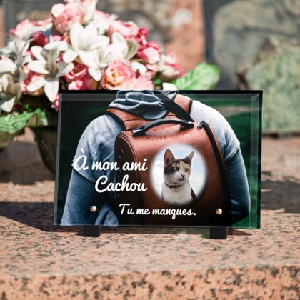 Plaque funéraire sac-a-dos-pour-chat 7 Plaquedeces.fr
