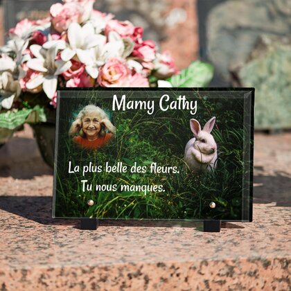 Plaque funéraire plaque-funeraire-lapin 23 Plaquedeces.fr
