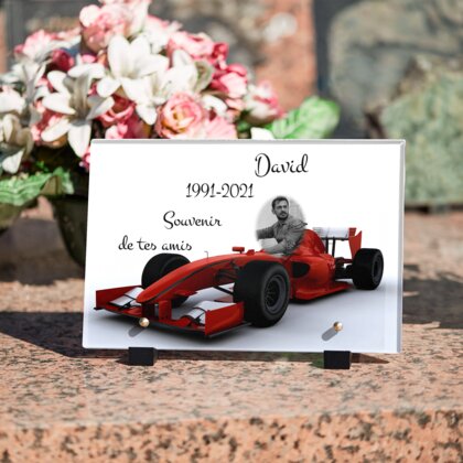 Plaque funéraire formule1 21 Plaquedeces.fr
