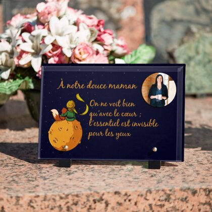 Plaque funéraire le-petit-prince 12 Plaquedeces.fr
