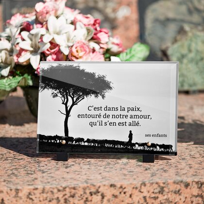 Plaque funéraire arbre-brume 15 Plaquedeces.fr
