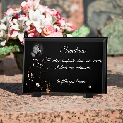 Plaque funéraire chanteur-sur-scene 5 Plaquedeces.fr
