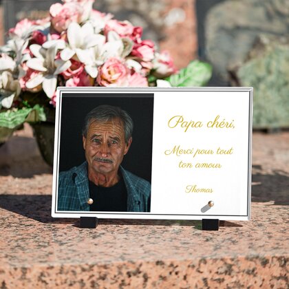 Plaque funéraire portrait 25 Plaquedeces.fr
