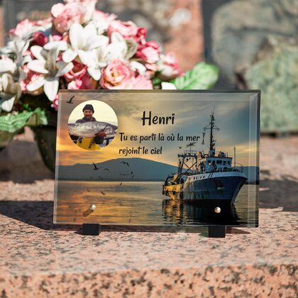 Plaque funéraire marin-pecheur 1 Plaquedeces.fr
