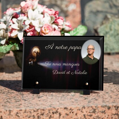 Plaque funéraire projection-cinema 13 Plaquedeces.fr

