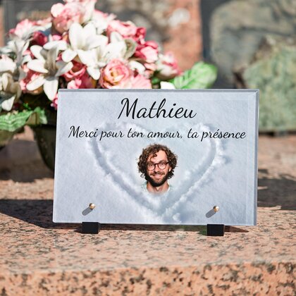 Plaque funéraire coeur-dans-la-neige 8 Plaquedeces.fr
