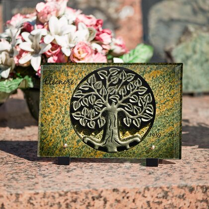 Plaque funéraire arbre-de-la-vie 27 Plaquedeces.fr
