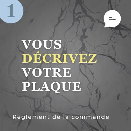 Plaque funéraire plaque-a-la-demande 17 Plaquedeces.fr
