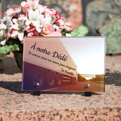 Plaque funéraire routier-autoroute 29 Plaquedeces.fr
