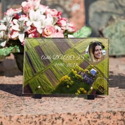 Plaque funéraire ferme-vue-aerienne 13 Plaquedeces.fr
