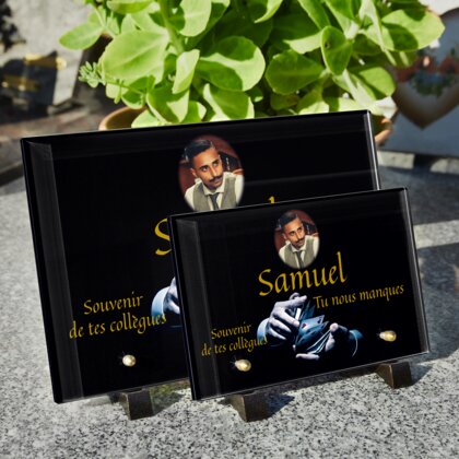 Plaque funéraire melange-des-cartes 16 Plaquedeces.fr
