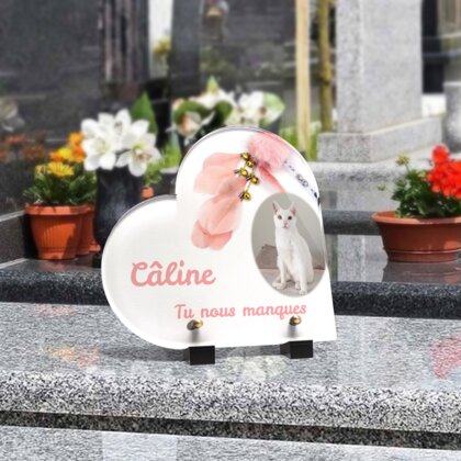 Plaque funéraire canne-a-peche-pour-chats-forme-coeur 14 Plaquedeces.fr
