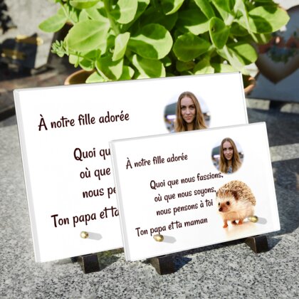 Plaque funéraire plaque-funeraire-herisson 29 Plaquedeces.fr
