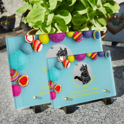 Plaque funéraire balle-pelote-de-laine-pour-chat 1 Plaquedeces.fr
