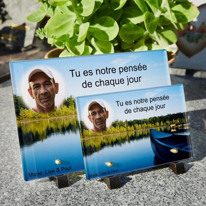 Plaque funéraire barque-sur-lac 7 Plaquedeces.fr
