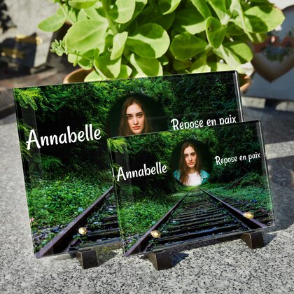 Plaque funéraire rail-de-trains 3 Plaquedeces.fr
