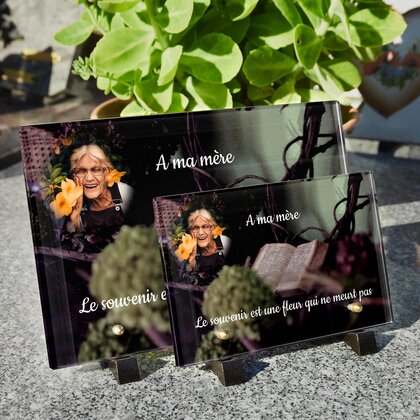 Plaque funéraire livre-de-la-vie 7 Plaquedeces.fr
