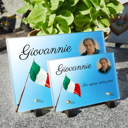 Plaque funéraire drapeau-italien 2 Plaquedeces.fr
