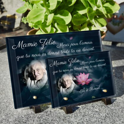 Plaque funéraire lotus-symbole-bouddhiste 6 Plaquedeces.fr
