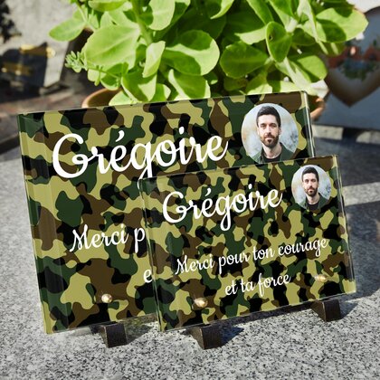 Plaque funéraire camouflage-armee 18 Plaquedeces.fr
