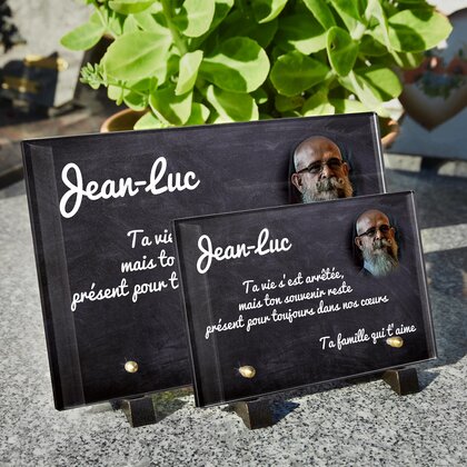 Plaque funéraire tableau-ardoise 8 Plaquedeces.fr
