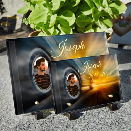 Plaque funéraire voiture-qui-va-vite 25 Plaquedeces.fr
