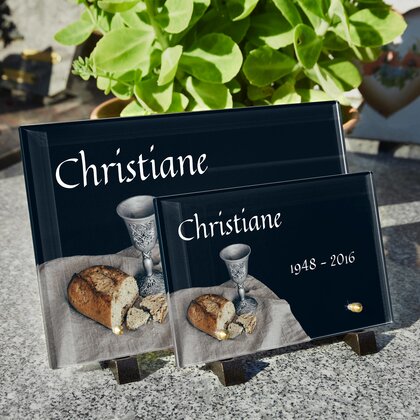 Plaque funéraire pain-et-coupe 4 Plaquedeces.fr
