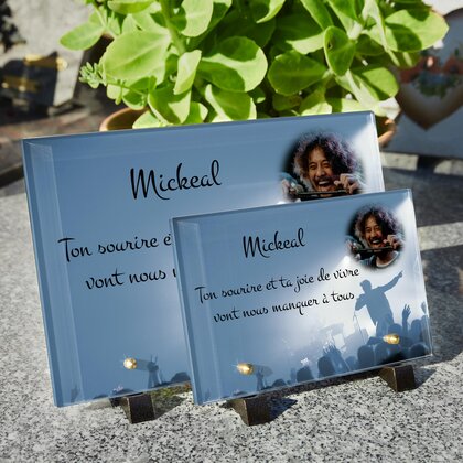 Plaque funéraire chanteur-en-concert 7 Plaquedeces.fr
