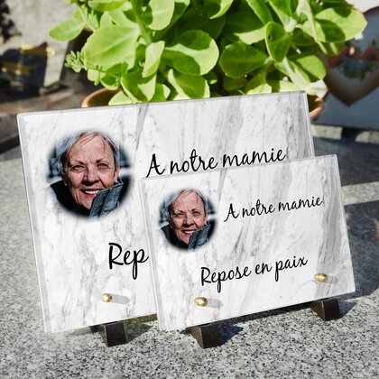 Plaque funéraire marbre 6 Plaquedeces.fr
