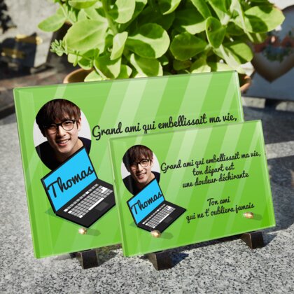 Plaque funéraire ordinateur 11 Plaquedeces.fr
