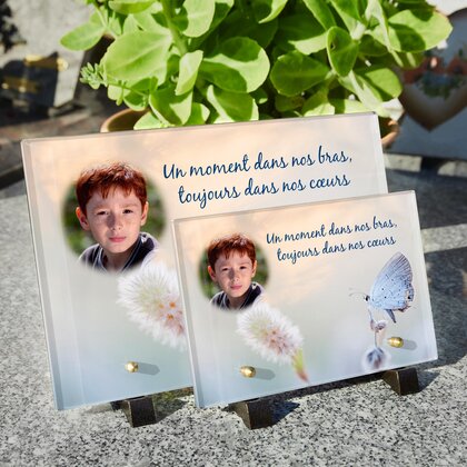 Plaque funéraire papillon-blanc 4 Plaquedeces.fr
