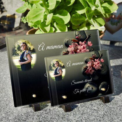 Plaque funéraire zen-relaxation 5 Plaquedeces.fr
