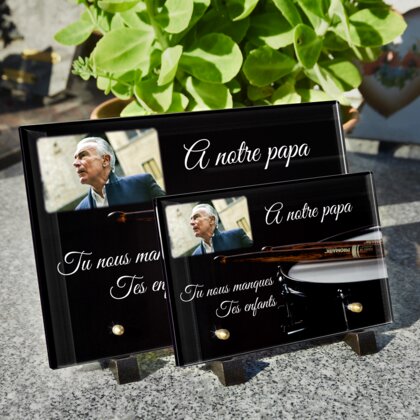 Plaque funéraire plaque-funeraire-batterie 1 Plaquedeces.fr
