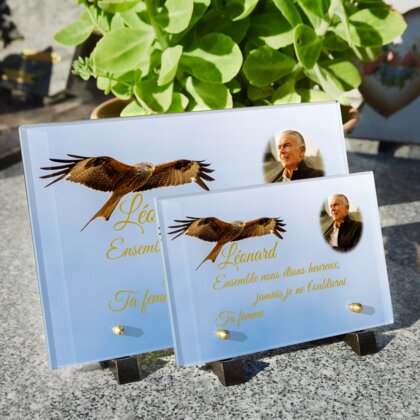 Plaque funéraire plaque-funeraire-aigle 5 Plaquedeces.fr
